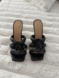 Black Coach Heels size 8