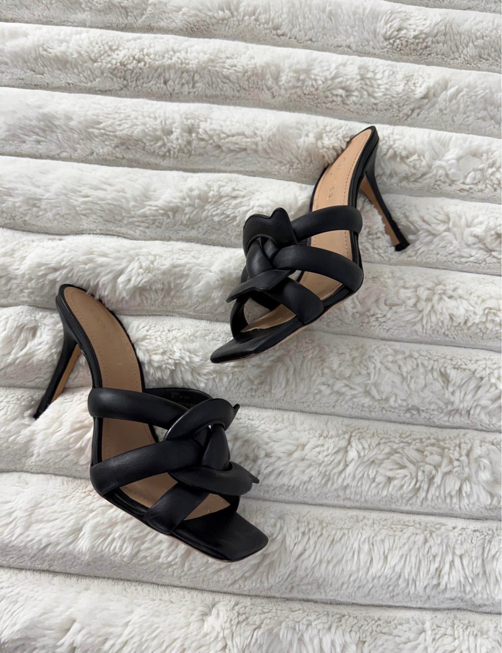 Black Coach Heels size 8