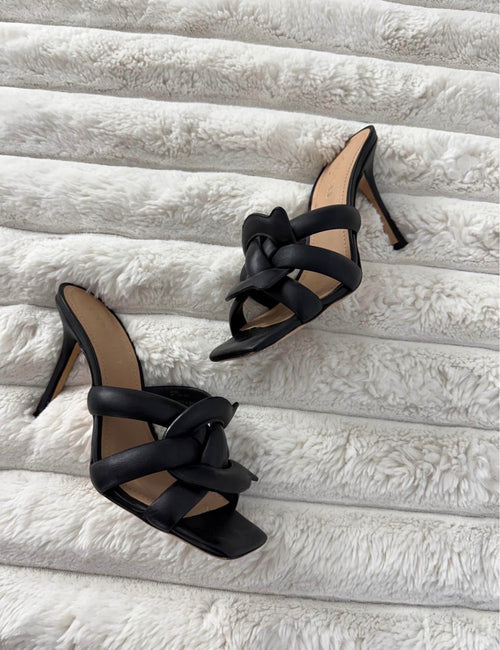 Black Coach Heels size 8