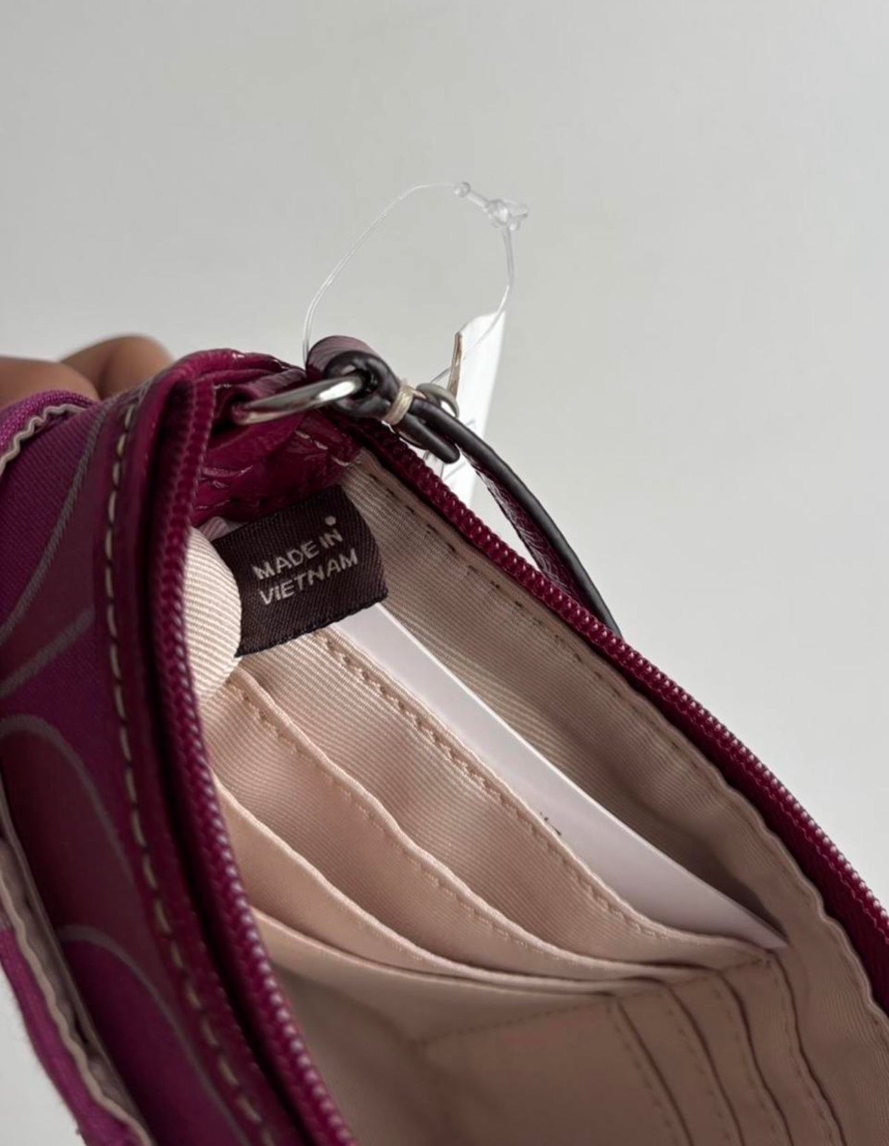 Baby pink Coach handbag