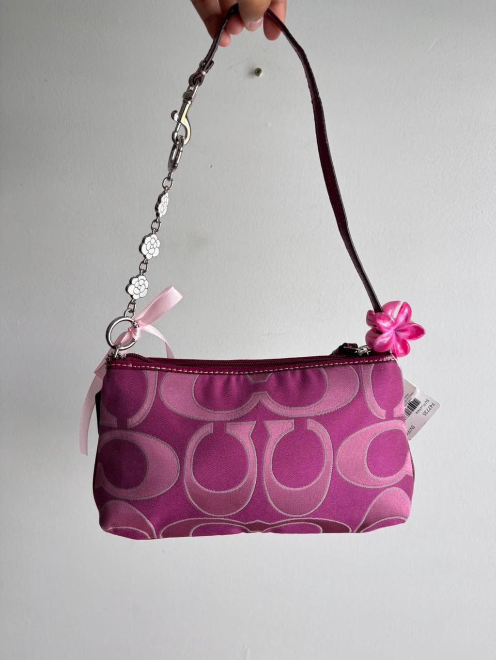 Baby pink Coach handbag
