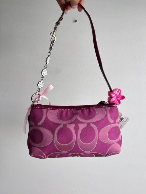 Baby pink Coach handbag
