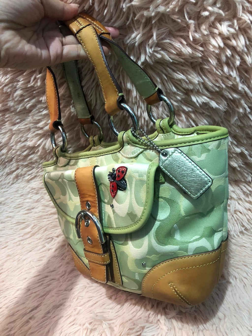 Coach Lady bug tote
