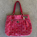 Coach baby pink tote